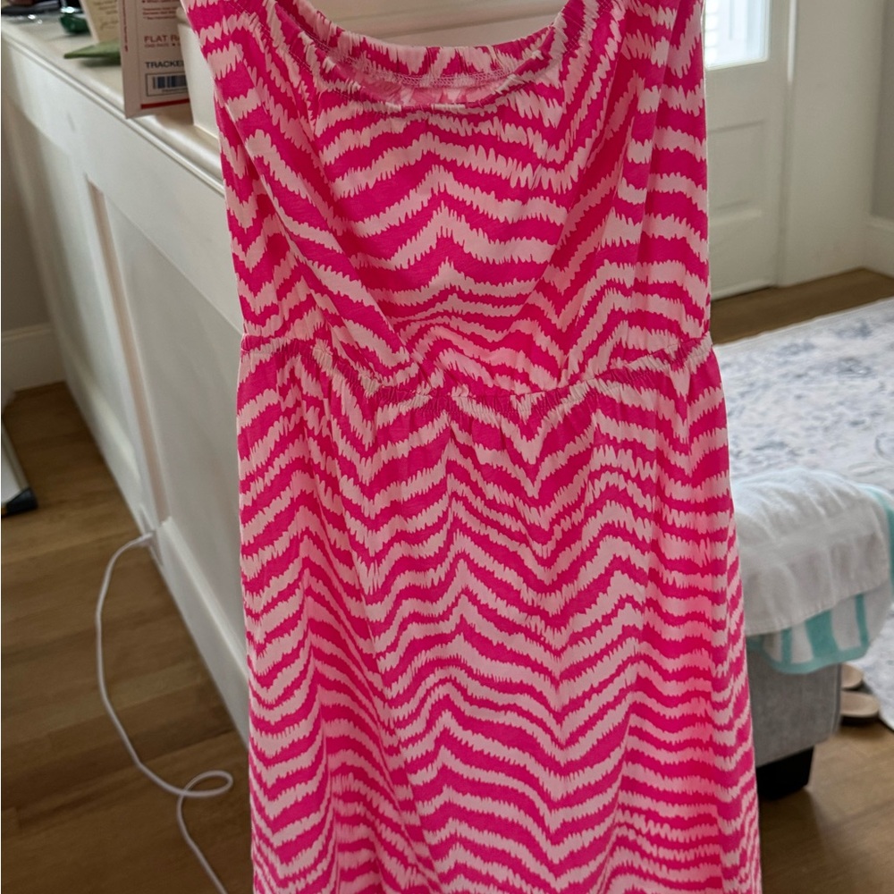 Lilly Pulitzer Pink and White Patterned Garment